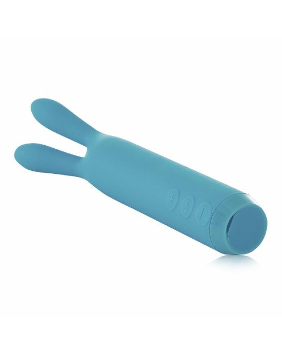 Вібратор з вушками Je Joue - Rabbit Bullet Vibrator Teal, глибока вібрація Вібратор з вушками Je Joue - Rabbit Bullet Vibrator Teal, глибока вібрація
