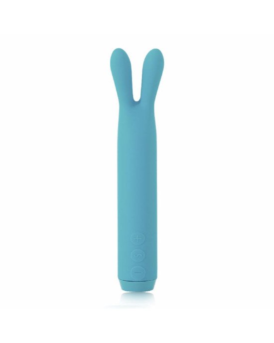 Вібратор з вушками Je Joue - Rabbit Bullet Vibrator Teal, глибока вібрація Вібратор з вушками Je Joue - Rabbit Bullet Vibrator Teal, глибока вібрація