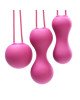 Набір вагінальних кульок Je Joue - Ami Fuchsia, діаметр 3,8-3,3-2,7см, вага 54-71-100гр Набір вагінальних кульок Je Joue - Ami Fuchsia, діаметр 3,8-3,3-2,7см, вага 54-71-100гр