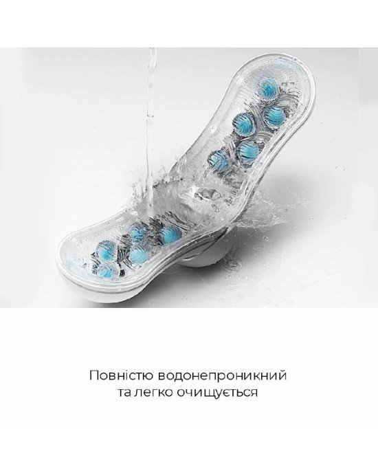Мастурбатор Tenga Flip Orb — Blue Rush, з можливістю зміни тиску та стимулювальними кульками всереди Мастурбатор Tenga Flip Orb — Blue Rush, з можливістю зміни тиску та стимулювальними кульками всереди