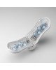 Мастурбатор Tenga Flip Orb — Blue Rush, з можливістю зміни тиску та стимулювальними кульками всереди Мастурбатор Tenga Flip Orb — Blue Rush, з можливістю зміни тиску та стимулювальними кульками всереди