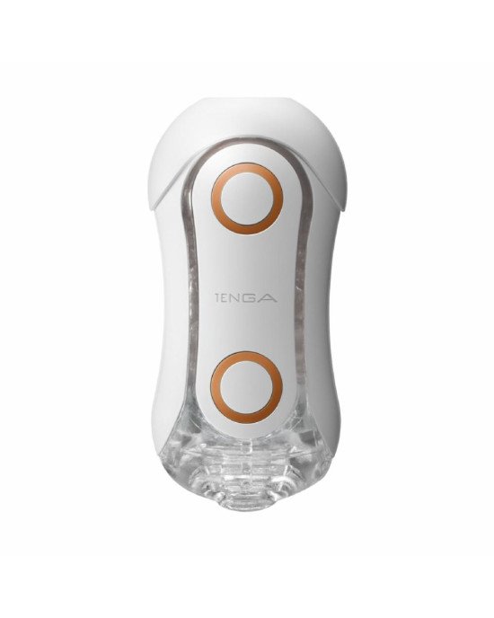 Мастурбатор Tenga Flip Orb — Orange Crash, з можливістю зміни тиску та стимулювальними кульками всер Мастурбатор Tenga Flip Orb — Orange Crash, з можливістю зміни тиску та стимулювальними кульками всер