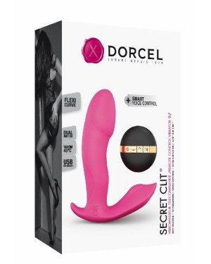 Вібратор Dorcel Secret Clit з підігрівом і пультом ДК, можна під одяг, голосове керування Вібратор Dorcel Secret Clit з підігрівом і пультом ДК, можна під одяг, голосове керування