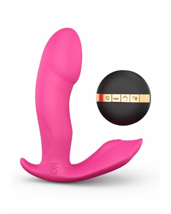 Вібратор Dorcel Secret Clit з підігрівом і пультом ДК, можна під одяг, голосове керування Вібратор Dorcel Secret Clit з підігрівом і пультом ДК, можна під одяг, голосове керування