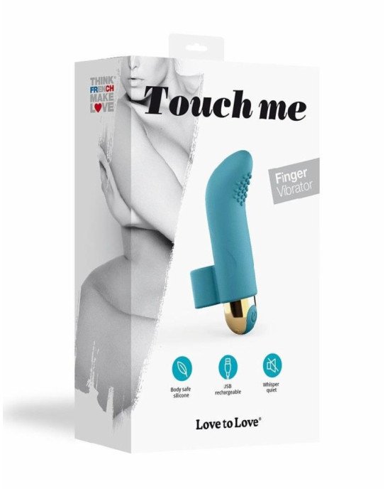 Вібратор на палець Love To Love TOUCH ME PETROLE перезаряджається, потужний мотор Вібратор на палець Love To Love TOUCH ME PETROLE перезаряджається, потужний мотор
