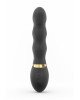 Вібратор ультрастимулювальний Dorcel Too Much Rechargeable Black, гнучкий і потужний, 3 вібромотори