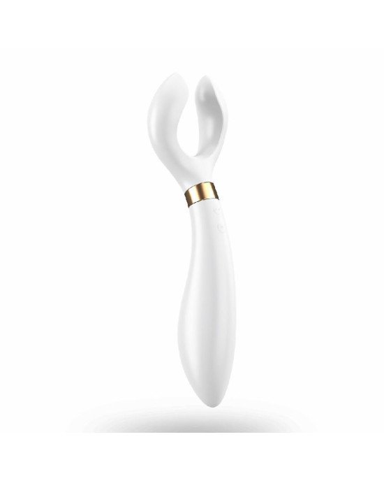 Вібратор для пар Satisfyer Endless Fun White, три мотора, багатофункціональний Вібратор для пар Satisfyer Endless Fun White, три мотора, багатофункціональний