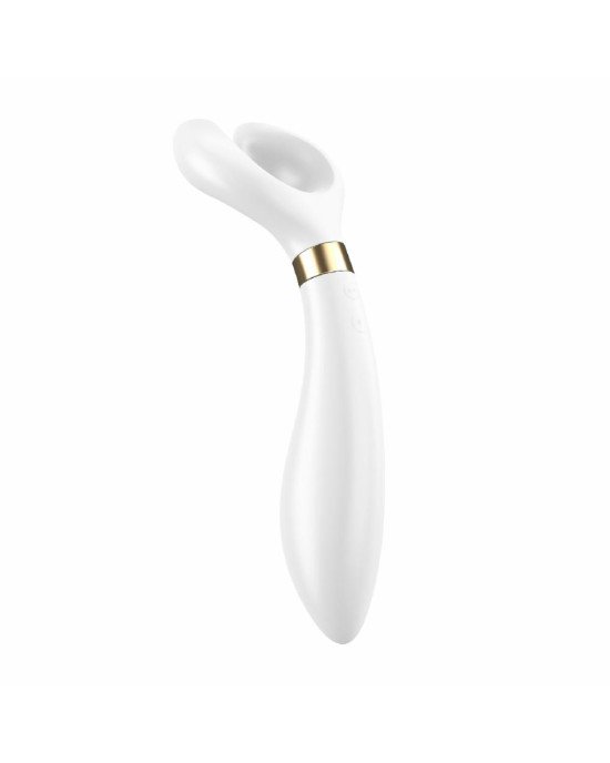 Вібратор для пар Satisfyer Endless Fun White, три мотора, багатофункціональний Вібратор для пар Satisfyer Endless Fun White, три мотора, багатофункціональний