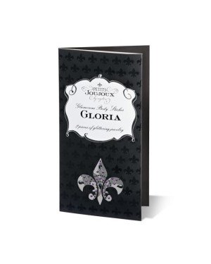 Пестіс з кристалів Petits Joujoux Gloria set of 2 - Black/Pink, прикраса на груди Пестіс з кристалів Petits Joujoux Gloria set of 2 - Black/Pink, прикраса на груди