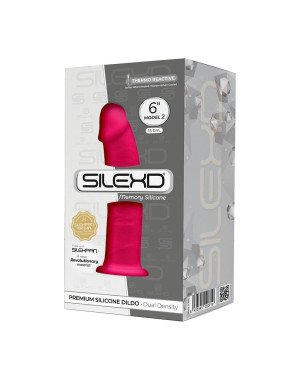 Фалоімітатор SilexD Robby Pink (MODEL 2 size 6in), двошаровий, силікон + Silexpan, діаметр 3,5см Фалоімітатор SilexD Robby Pink (MODEL 2 size 6in), двошаровий, силікон + Silexpan, діаметр 3,5см
