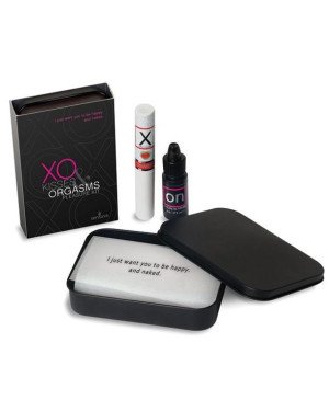 Подарунковий набір Sensuva XO Kisses & Orgasms (бальзам для губ з феромонами і рідкий вібратор)