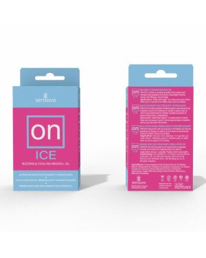 Збуджувальні краплі для клітора Sensuva - ON Arousal Oil for Her Ice (5 мл) охолоджувальні, до 30 хв