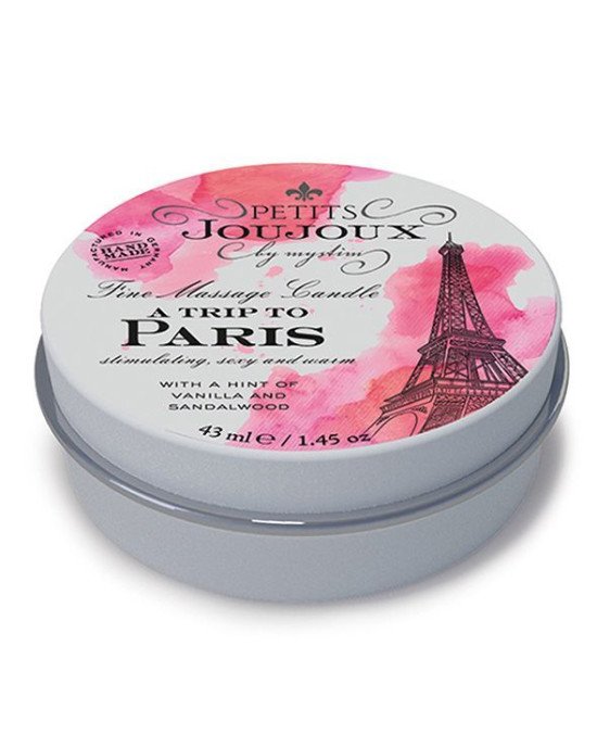 Масажна свічка Petits Joujoux - Paris - Vanilla and Sandalwood (43 мл) з афродизіаками Масажна свічка Petits Joujoux - Paris - Vanilla and Sandalwood (43 мл) з афродизіаками