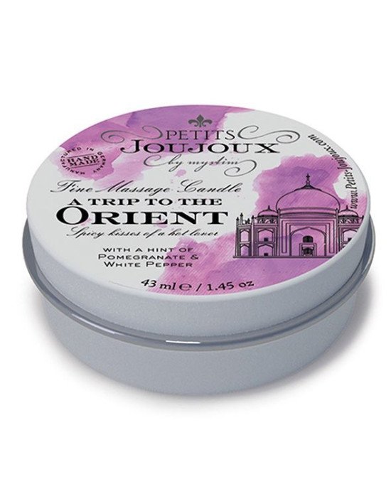 Масажна свічка Petits Joujoux - Orient - Pomegranate and White Pepper (43 мл) з афродизіаками Масажна свічка Petits Joujoux - Orient - Pomegranate and White Pepper (43 мл) з афродизіаками