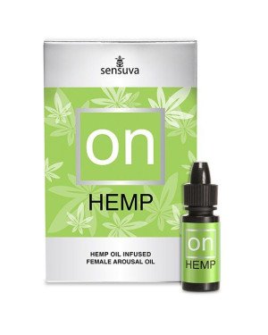 Збуджувальні краплі для клітора Sensuva - ON for Her Hemp Infused Arousal Oil (5 мл) з олією конопел