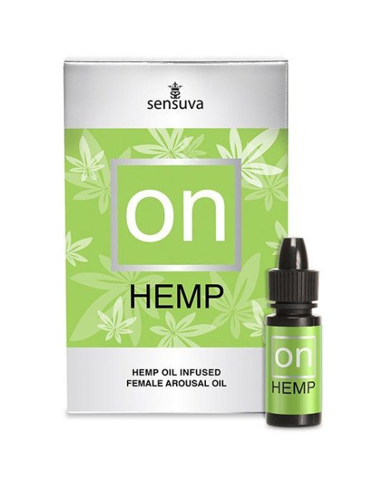 Збуджувальні краплі для клітора Sensuva - ON for Her Hemp Infused Arousal Oil (5 мл) з олією конопел Збуджувальні краплі для клітора Sensuva - ON for Her Hemp Infused Arousal Oil (5 мл) з олією конопел