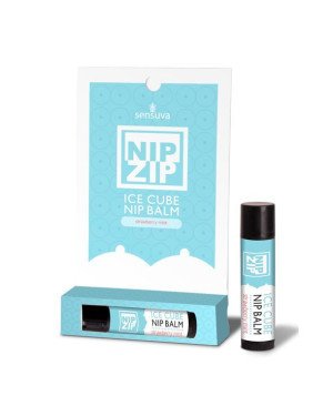 Стимулювальний бальзам для сосків Sensuva — Nip Zip Strawberry Mint (4 г) охолоджувальний