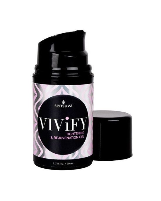 Звужувальний гель для піхви Sensuva Vivify Tightening & Rejuvenation (50 мл) Звужувальний гель для піхви Sensuva Vivify Tightening & Rejuvenation (50 мл)