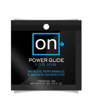 Пробник стимулюючого гелю Sensuva - ON Power Glide For Him (3 мл) для супер ерекції