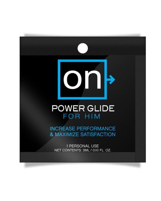 Пробник стимулюючого гелю Sensuva - ON Power Glide For Him (3 мл) для супер ерекції Пробник стимулюючого гелю Sensuva - ON Power Glide For Him (3 мл) для супер ерекції