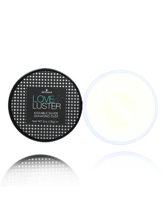 Мерехтлива пудра для тіла Sensuva — Love & Luster Kissable Diamond Dust (50 мл) їстівна, без цукру