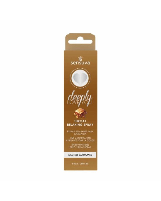 Спрей для мінету Sensuva Deeply Love You Salted Caramel (29 мл), для глибокого мінету Спрей для мінету Sensuva Deeply Love You Salted Caramel (29 мл), для глибокого мінету