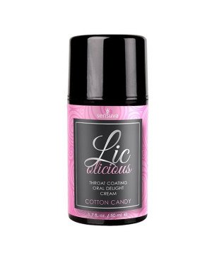 Гель для мінету Sensuva Lic-o-licious Cotton Candy (50 мл), оліїстий, без цукру