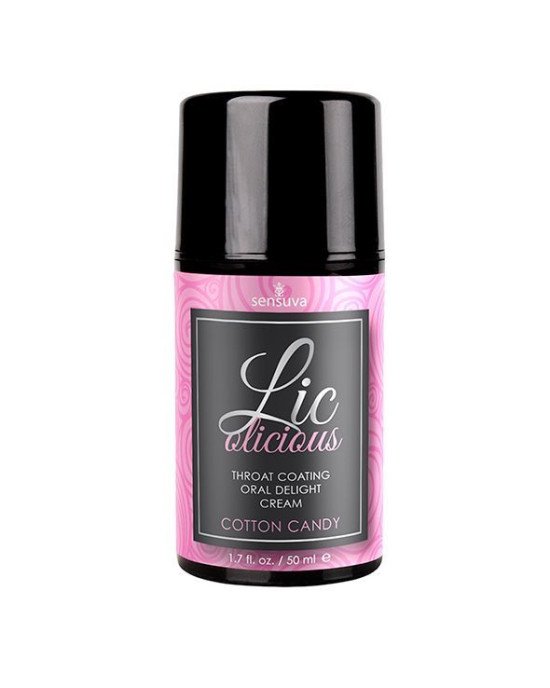 Гель для мінету Sensuva Lic-o-licious Cotton Candy (50 мл), оліїстий, без цукру Гель для мінету Sensuva Lic-o-licious Cotton Candy (50 мл), оліїстий, без цукру