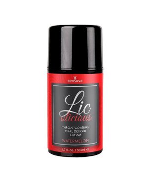 Гель для мінету Sensuva Lic-o-licious Watermelon (50 мл), оліїстий, без цукру