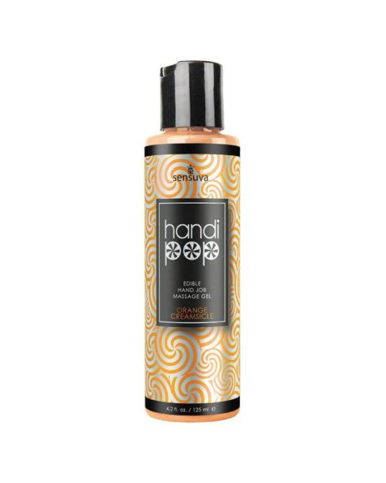 Смачний гель для вишуканих мануальних та оральних пестощів Sensuva — Handipop Orange Creamsicle (125 Смачний гель для вишуканих мануальних та оральних пестощів Sensuva — Handipop Orange Creamsicle (125
