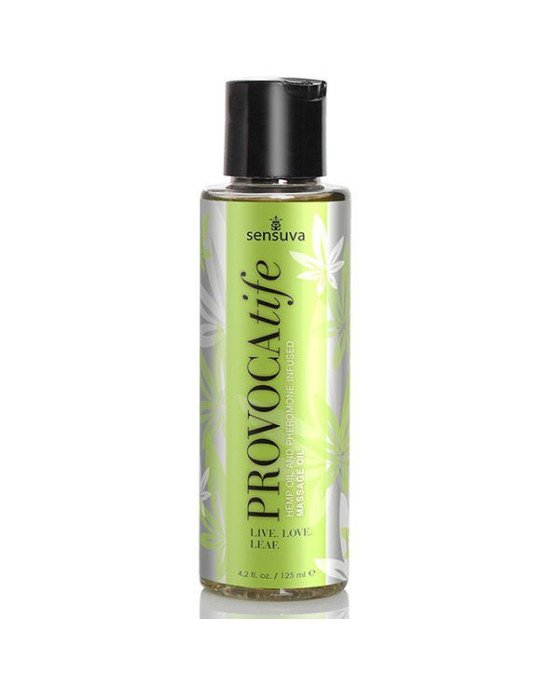 Масажне масло Sensuva: Provocatife Hemp Oil Пройняті Massage (125 мл) з феромонами і маслом конопель Масажне масло Sensuva: Provocatife Hemp Oil Пройняті Massage (125 мл) з феромонами і маслом конопель