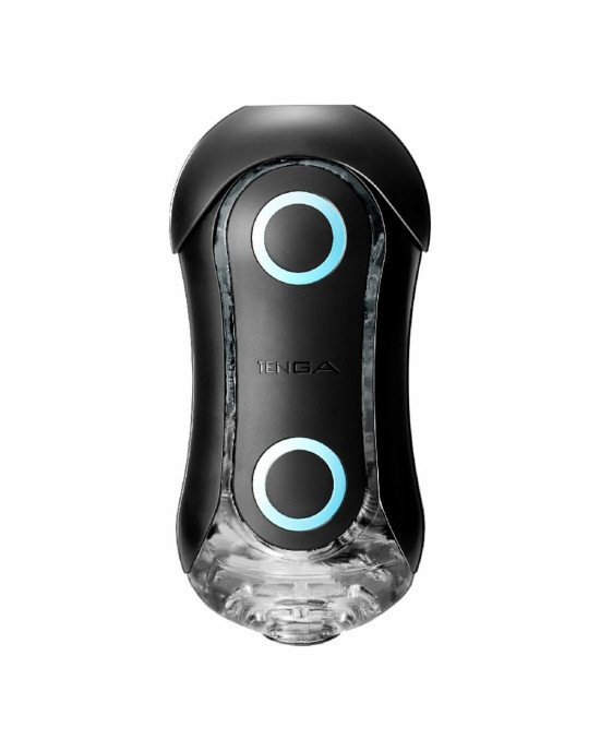 Мастурбатор Tenga Flip Orb Strong — Blue Rush, з можливістю зміни тиску та стимулювальними кульками Мастурбатор Tenga Flip Orb Strong — Blue Rush, з можливістю зміни тиску та стимулювальними кульками