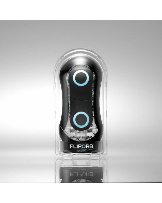 Мастурбатор Tenga Flip Orb Strong — Blue Rush, з можливістю зміни тиску та стимулювальними кульками Мастурбатор Tenga Flip Orb Strong — Blue Rush, з можливістю зміни тиску та стимулювальними кульками