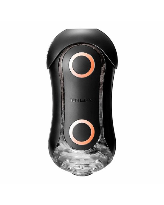 Мастурбатор Tenga Flip Orb Strong — Orange Crash, з можливістю зміни тиску та стимулювальними кулька Мастурбатор Tenga Flip Orb Strong — Orange Crash, з можливістю зміни тиску та стимулювальними кулька