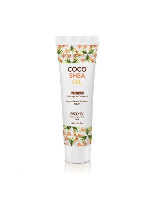 Органічна кокосова олія каріте (ши) для тіла EXSENS Coco Shea Oil 100 мл, сертифікат ECOCERT Органічна кокосова олія каріте (ши) для тіла EXSENS Coco Shea Oil 100 мл, сертифікат ECOCERT