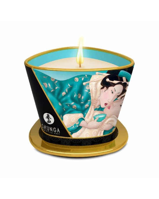 Масажна свічка Shunga Massage Candle – Island Blossoms (170 мл) з афродизіаками Масажна свічка Shunga Massage Candle – Island Blossoms (170 мл) з афродизіаками