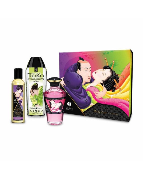 Подарунковий набір Shunga FRUITY KISSES: фруктово-ягідне задоволення Подарунковий набір Shunga FRUITY KISSES: фруктово-ягідне задоволення