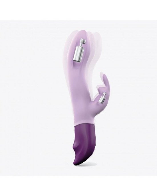 Вібратор-кролик Love To Love Hello Rabbit Violet з гнучким стовбуром і стимуляцією точки G, 2 мотори Вібратор-кролик Love To Love Hello Rabbit Violet з гнучким стовбуром і стимуляцією точки G, 2 мотори