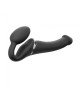 Безремінний страпон з вібрацією Strap-On-Me Vibrating Black M, діаметр 3,3 см, пульт ДК, регульовани Безремінний страпон з вібрацією Strap-On-Me Vibrating Black M, діаметр 3,3 см, пульт ДК, регульовани