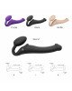 Безремінний страпон з вібрацією Strap-On-Me Vibrating Black M, діаметр 3,3 см, пульт ДК, регульовани Безремінний страпон з вібрацією Strap-On-Me Vibrating Black M, діаметр 3,3 см, пульт ДК, регульовани