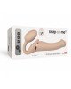 Безремінний страпон з вібрацією Strap-On-Me Vibrating Flesh M, діаметр 3,3 см, пульт ДК, регульовани Безремінний страпон з вібрацією Strap-On-Me Vibrating Flesh M, діаметр 3,3 см, пульт ДК, регульовани