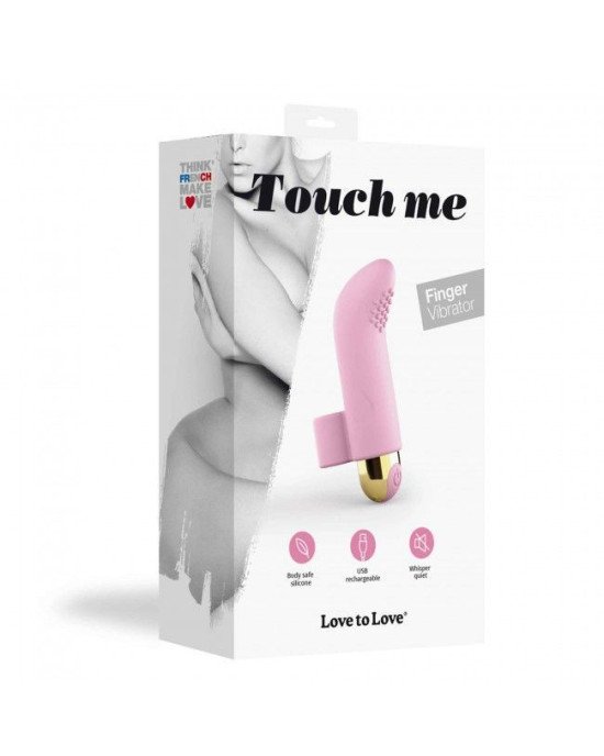 Вібратор на палець Love To Love TOUCH ME ROSE, який перезаряджається, потужний мотор Вібратор на палець Love To Love TOUCH ME ROSE, який перезаряджається, потужний мотор