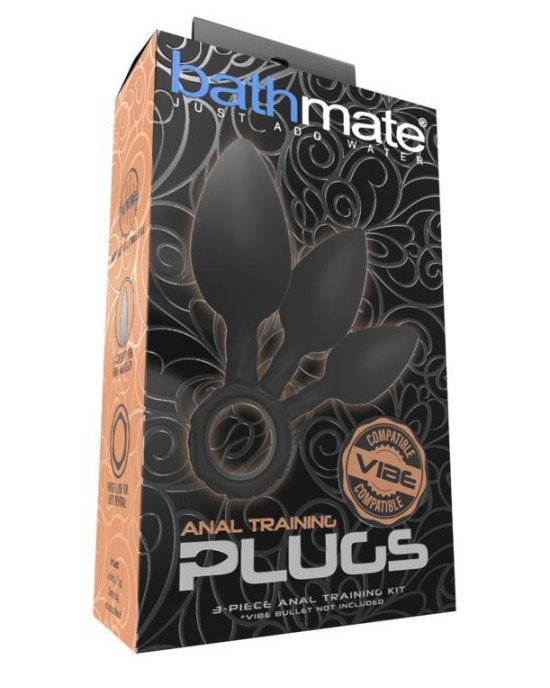 Набір анальних пробок Bathmate Anal Training Plugs, діаметр 2,5 см - 3,1см - 3,8см Набір анальних пробок Bathmate Anal Training Plugs, діаметр 2,5 см - 3,1см - 3,8см