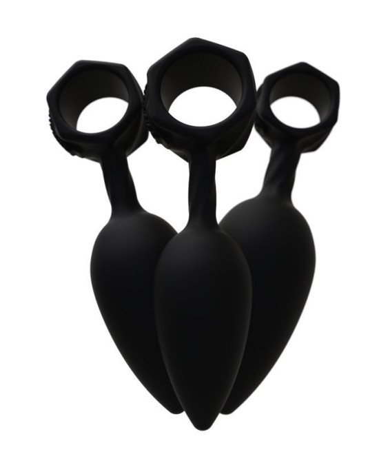 Набір анальних пробок Bathmate Anal Training Plugs, діаметр 2,5 см - 3,1см - 3,8см Набір анальних пробок Bathmate Anal Training Plugs, діаметр 2,5 см - 3,1см - 3,8см