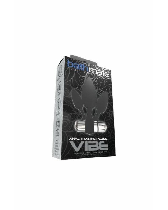 Набір анальних вібропробок Bathmate Anal Training Plugs VIBE, діаметр 2,5 см - 3,1см - 3,8см Набір анальних вібропробок Bathmate Anal Training Plugs VIBE, діаметр 2,5 см - 3,1см - 3,8см