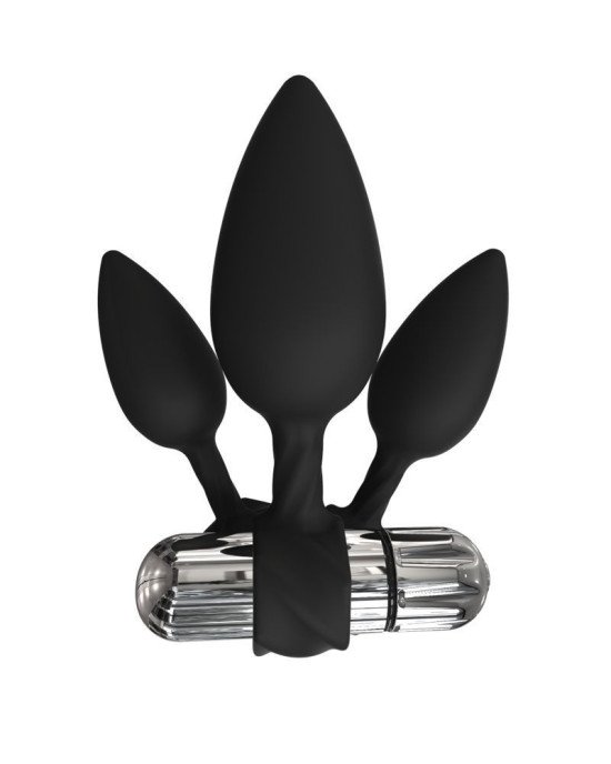 Набір анальних вібропробок Bathmate Anal Training Plugs VIBE, діаметр 2,5 см - 3,1см - 3,8см Набір анальних вібропробок Bathmate Anal Training Plugs VIBE, діаметр 2,5 см - 3,1см - 3,8см