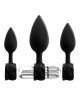Набір анальних вібропробок Bathmate Anal Training Plugs VIBE, діаметр 2,5 см - 3,1см - 3,8см Набір анальних вібропробок Bathmate Anal Training Plugs VIBE, діаметр 2,5 см - 3,1см - 3,8см