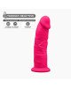 Фалоімітатор SilexD Henry Pink (MODEL 2 size 7.5in), двошаровий, силікон + Silexpan, діаметр 4,8 см Фалоімітатор SilexD Henry Pink (MODEL 2 size 7.5in), двошаровий, силікон + Silexpan, діаметр 4,8 см