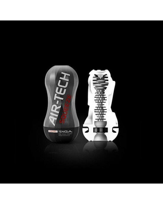 Мастурбатор Tenga Air-Tech Squeeze Strong, стискальний корпус, більш щільний вхід Мастурбатор Tenga Air-Tech Squeeze Strong, стискальний корпус, більш щільний вхід