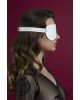 Маска на очі Feral Feelings - Blindfold Mask, натуральна шкіра, біла Маска на очі Feral Feelings - Blindfold Mask, натуральна шкіра, біла